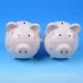 2016 Wholesale ceramic save money pig box with pink dots